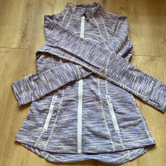 Purple Lululemon Zip Up Jacket Sz 8 - Picture 2 of 6